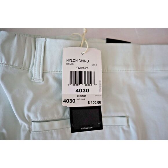 Adidas IU2843 Men Sz 40x30 Short Crystal Jade Ultimate365 Nylon Chino Pants - Picture 5 of 12